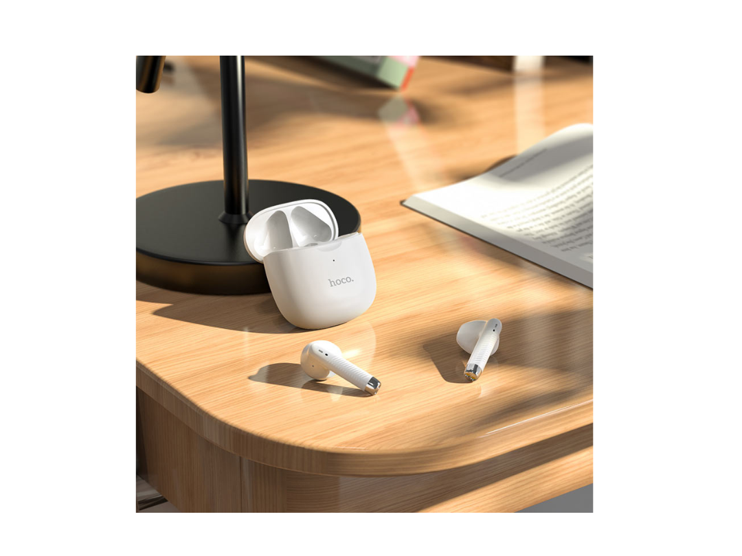 Hoco ES56 Scout Wireless Headset TWS Bluetooth 5.0, 6H Playtime, White Hoco ES56 Scout Wireless Headset TWS Bluetooth 5.0, 6H Playtime, White